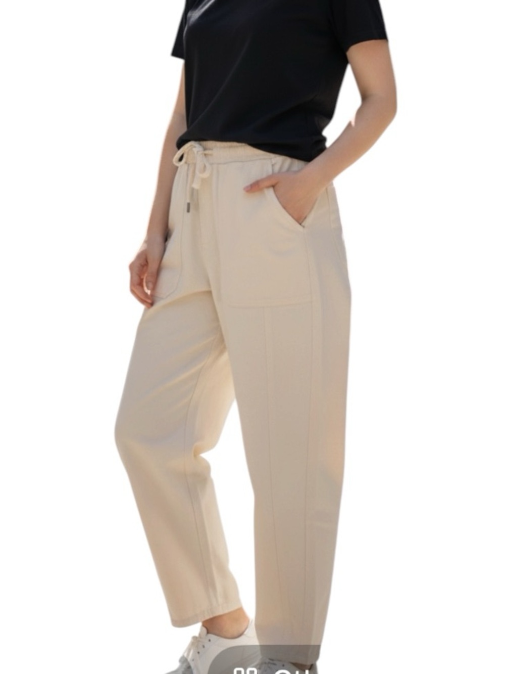 **NWT** Oddi Barrel High-Waist Drawstring Pant